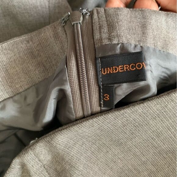 UNDERCOVER GRAY WOOL ROMPER JUMPSUIT - Picture 10 of 15